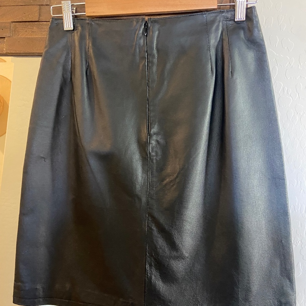 Leather skirt